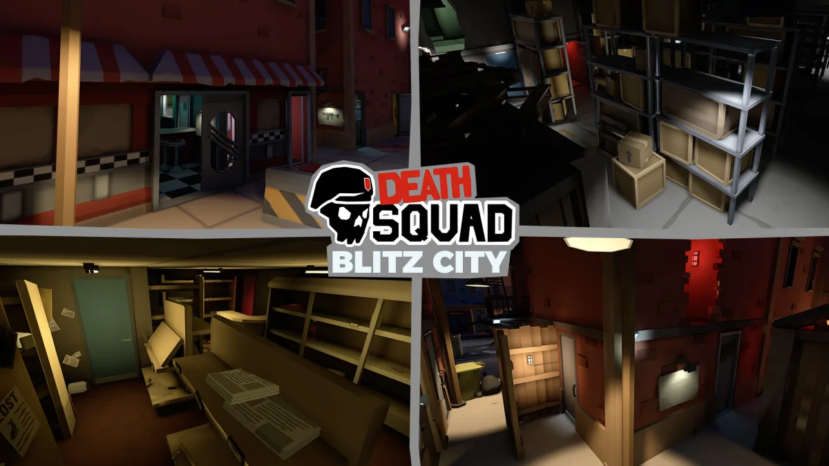 Blitz-City-Karte in Death Squad bei der VEX VR Arena