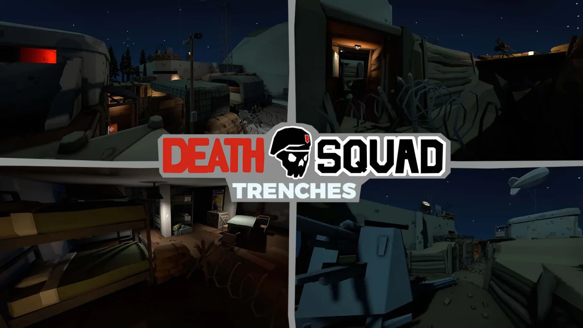 Trenches-Karte in Death Squad bei der VEX VR Arena