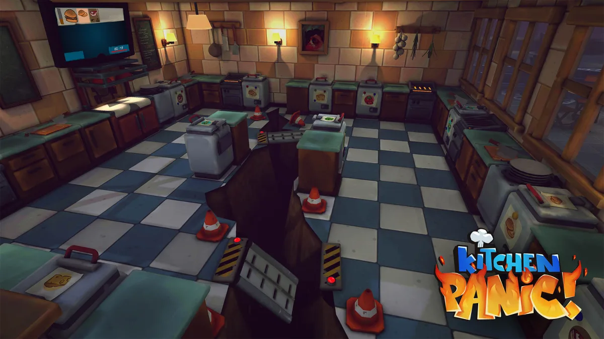 Zutaten-Station aus Kitchen Panic bei der VEX VR Arena